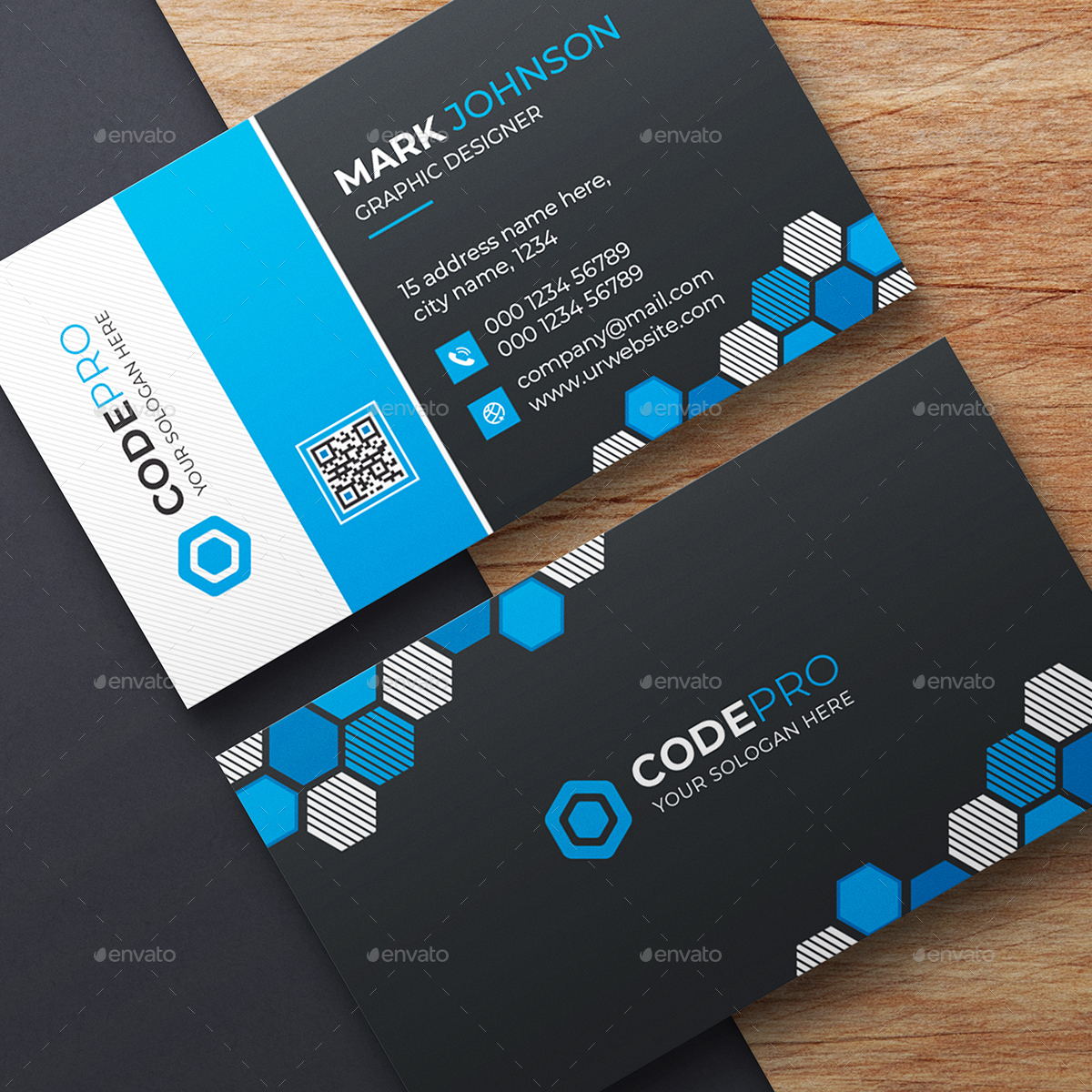 Corporate Business Card, Print Templates GraphicRiver